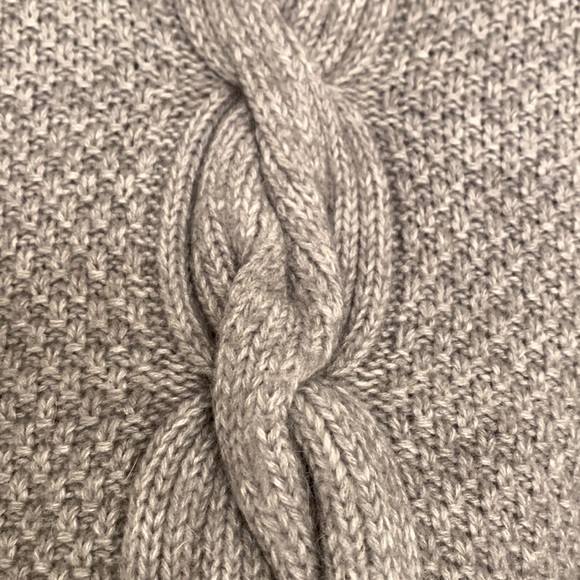 Talbots Wool Sweater Heavy knit Grey color - Picture 5 of 16